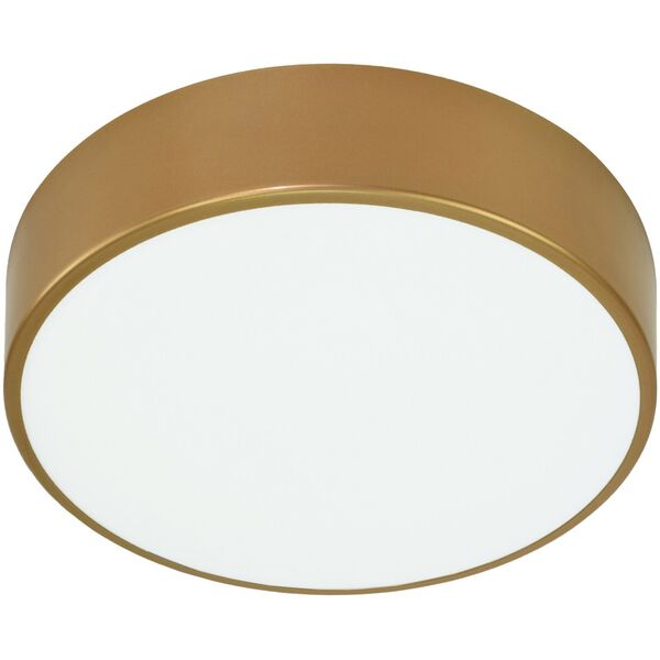 Lampa sufitowa Orno OVO plafon 3xE27, 3x24W, złota stal, klosz plastikowy matowy, IP54, ? 400