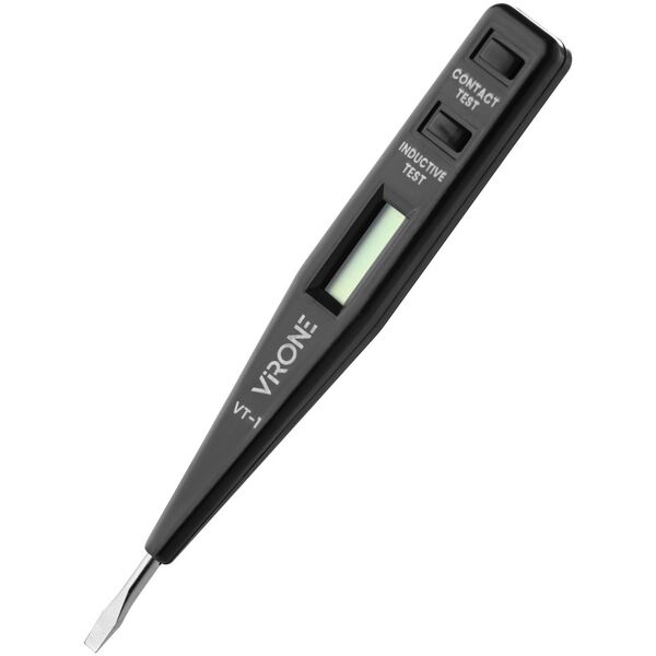 Orno Elektroniczny próbnik napięcia 5w1, test obecności, pomiar, indukcja, ciągłość, polaryzacja DC, czarny
