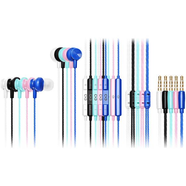 Słuchawki Orno EXC Mobile słuchawki dokanałowe z mikrofonem BASS, kolor mix