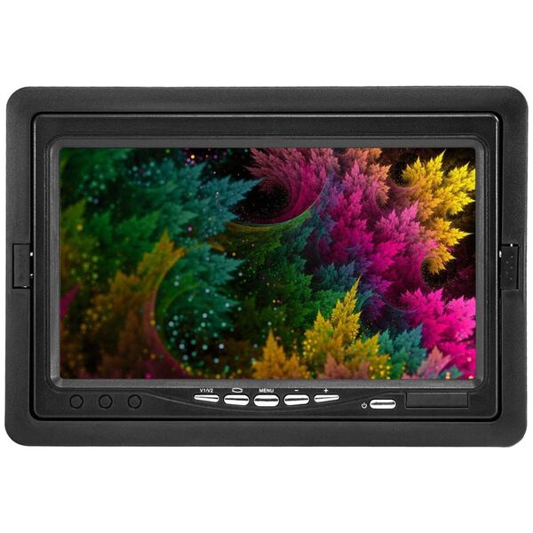 Nvox Monitor samochodowy lcd 7cali z obsługą do 2 kamer i czujnikami parkowania