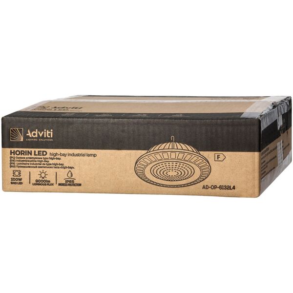 Orno HORIN LED 100W oprawa typu highbay, 9000lm, IP65, 4000K, aluminium