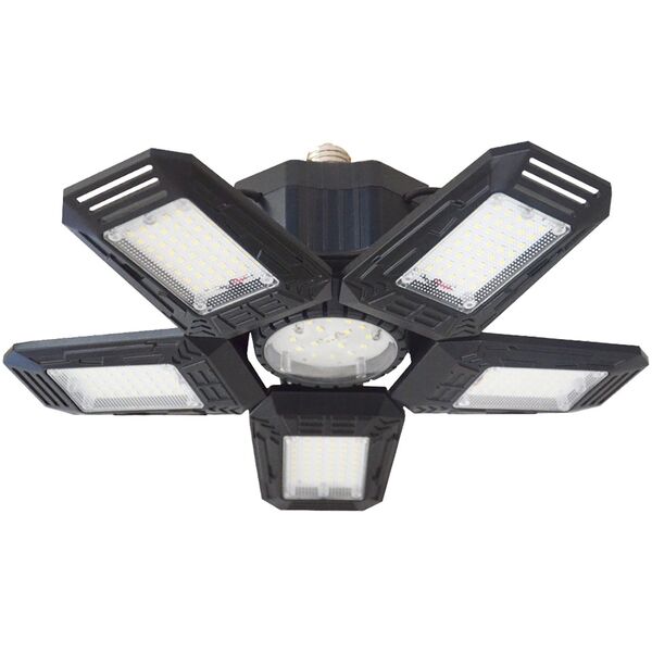 Orno RIGEL LED lampa warsztatowa składana 5-skrzydłowa, E27 55W, 6500K, 4950lm