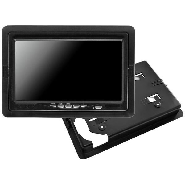 Nvox Nvox ahm607 dual monitor samochodowy wolnostojący lcd 7cali cali ahd/hd 4pin z ramką 12/24v