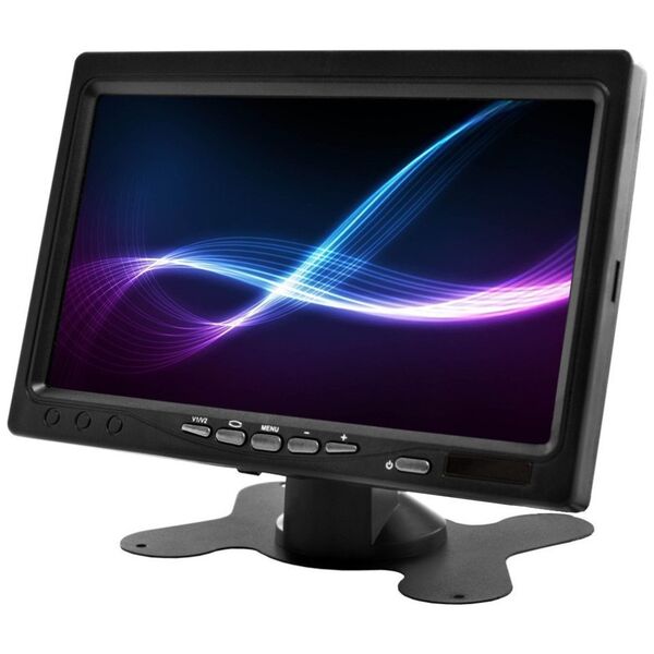 Nvox Nvox ahm612r-s dual monitor samochodowy wolnostojący lcd 7cali cali ahd/hd 4pin z ramką 12/24v zestaw