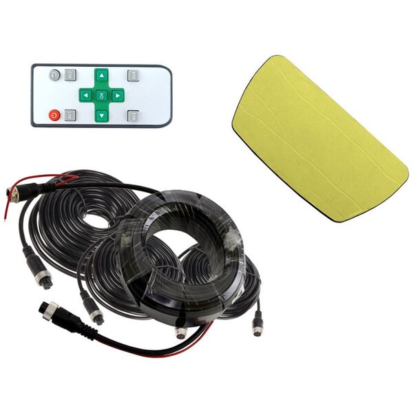 Nvox Monitor samochodowy lcd 9cali ahd 4pin z funkcją rejestratora 12v 24v oraz 4 kamery ahd