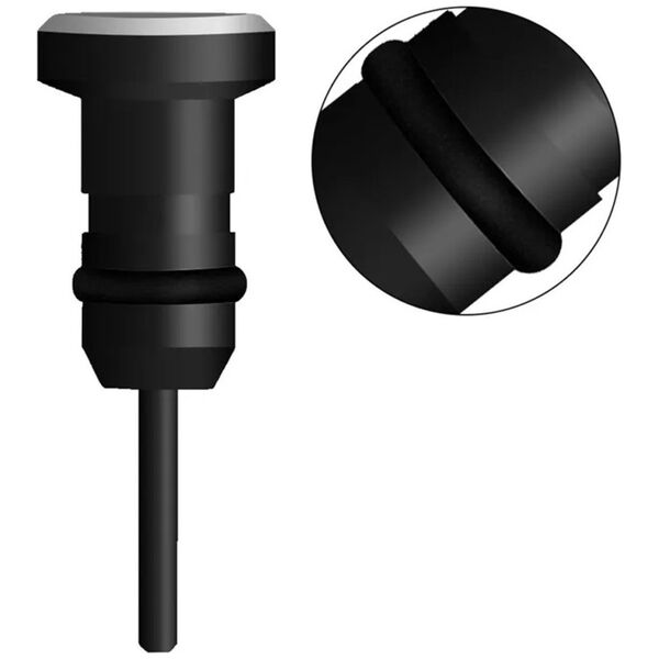 ATL DA23 Zaślepka przeciw kurzowi usb-c 2szt  black