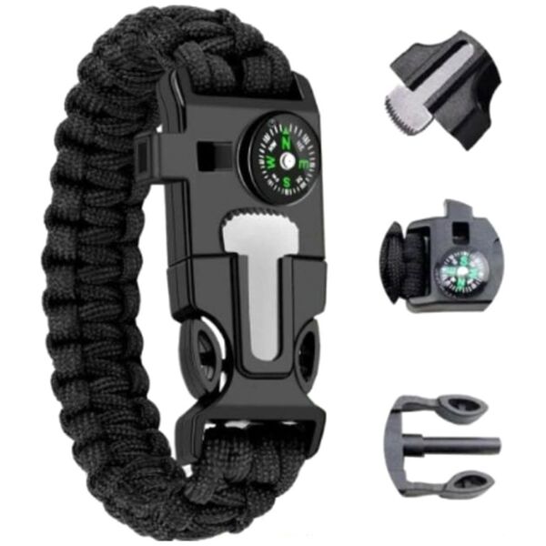 ATL DA99 Bransoletka survival 5w1 black