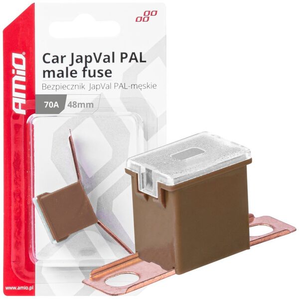 AMiO Bezpiecznik samochodowy japval pal męski 48mm 70a amio-03422