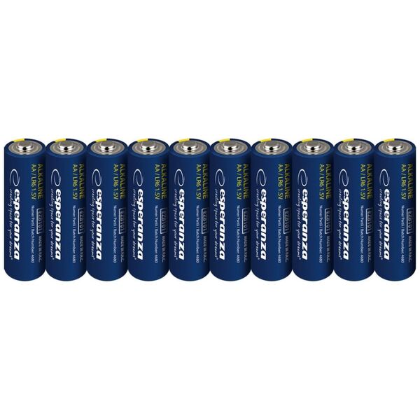 Esperanza EZB112 Esperanza baterie alkaliczne aa 10szt zgrzewka zawieszana