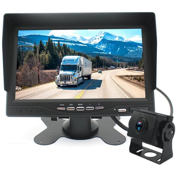 Nvox Monitor samochodowy lcd 7cali ahd cofania i monitoringu z obsługą 1 kamery 12v 24v