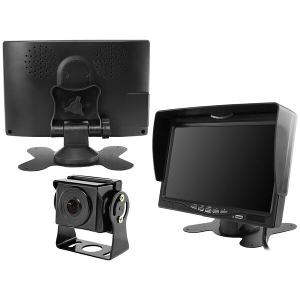 Nvox Monitor samochodowy lcd 7cali ahd cofania i monitoringu z obsługą 1 kamery 12v 24v