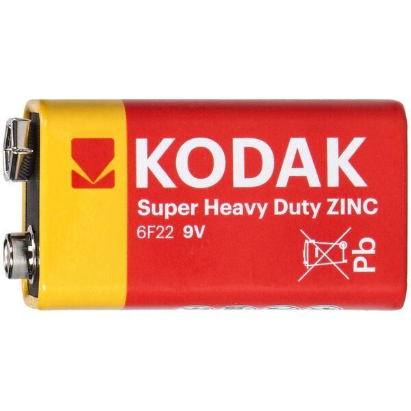 Orno Baterie Kodax Zinc Super Heavy Duty 9V R9, 1 szt. folia