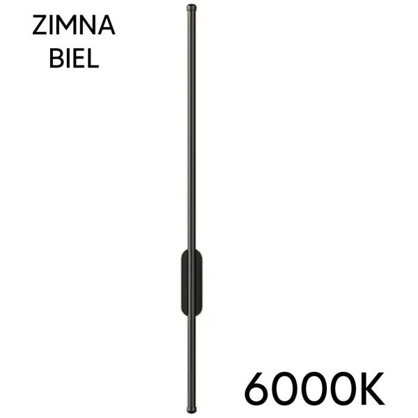 Kinkiet ATL ZD116A Lampa scienna czarna 100cm 6000k