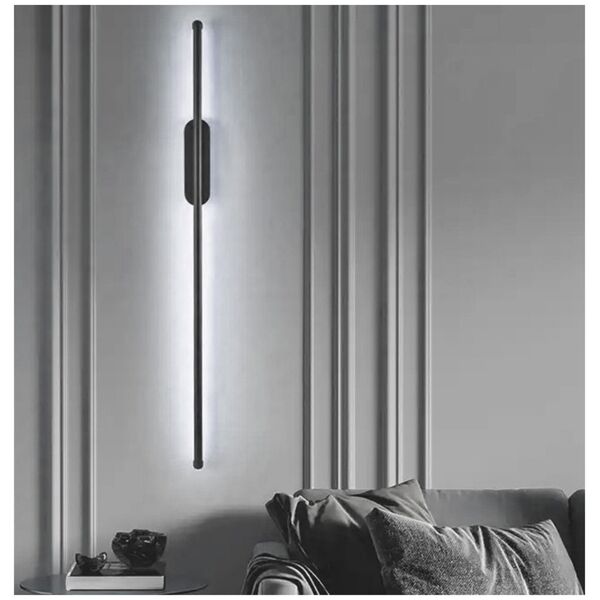 Kinkiet ATL ZD116A Lampa scienna czarna 100cm 6000k