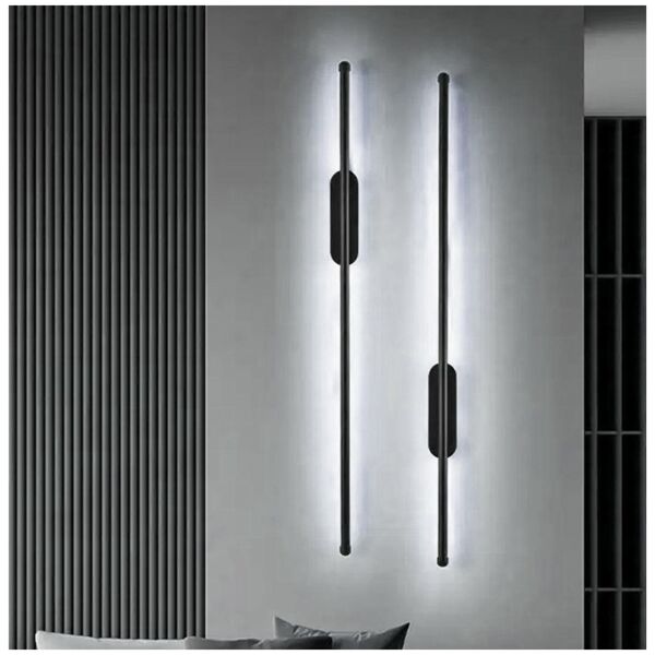 Kinkiet ATL ZD116A Lampa scienna czarna 100cm 6000k
