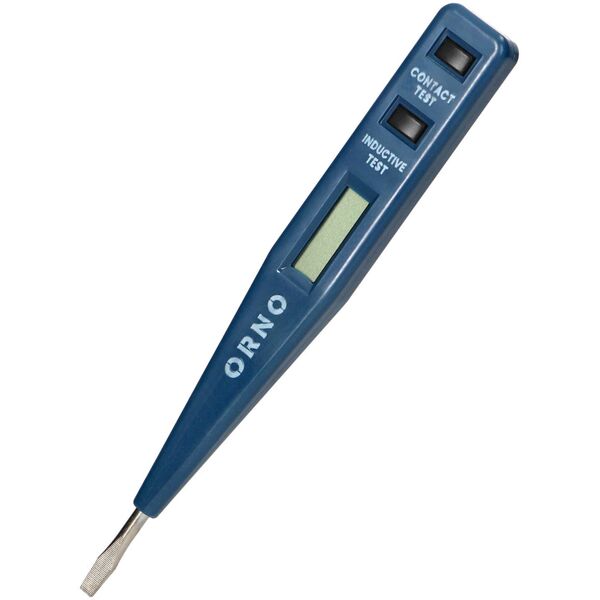 Orno Elektroniczny próbnik napięcia 5w1, test obecności, pomiar, indukcja, ciągłość, polaryzacja DC, niebieski