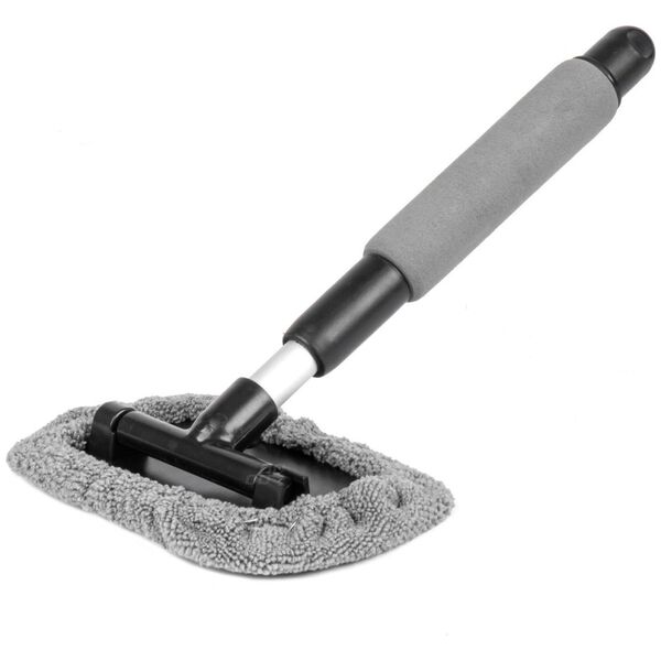 AMiO Myjka do szyb okien luster teleskopowa prostokątna mikrofibra 30,5/46 cm amio-03859