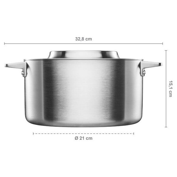 Ατσάλινο δοχείο Fiskars Norden 5,0 L (ανοξείδωτο) # 13487006 6424002009405