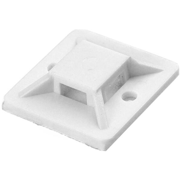 Orno Uchwyt Orno OR-AE-13201/50 opaski kablowej samoprzylepny 20x20 mm biały 50 sztuk