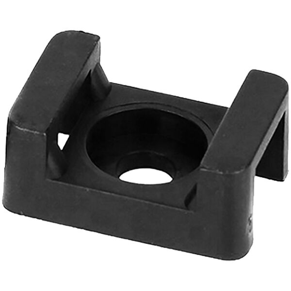 Orno Uchwyt Orno OR-AE-13236/100 opaski kablowej siodełkowy przykręcany 16x11 mm otwór montażowy 36mm czarny 100 sztuk