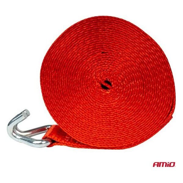 PAS-KAM Pas transporotwy taśma z hakiem ERGO 5000kg 7,60m 50mm 5T AMIO-03997
