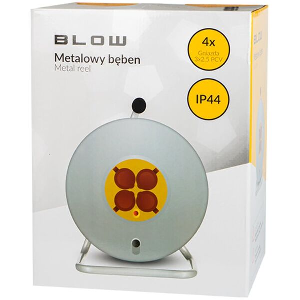 Blow 98-099# Bęben metalowy 4 gniazda ip44