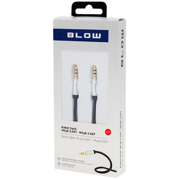 Blow Przyłącze wt. Jack wt. Jack 3,5 2,5m 91-272 stereo
