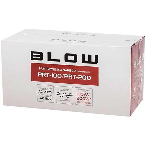 Blow 3860# Przetwornica 230v -->110v  prt-100w