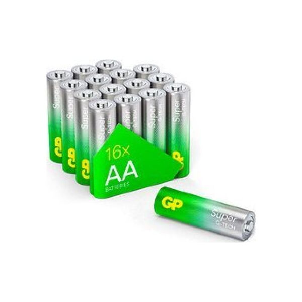 GP 1x16 GP Super Alkaline 1,5V AA Mignon LR06 Rel.03015AETA-S16 13671621 4891199217067