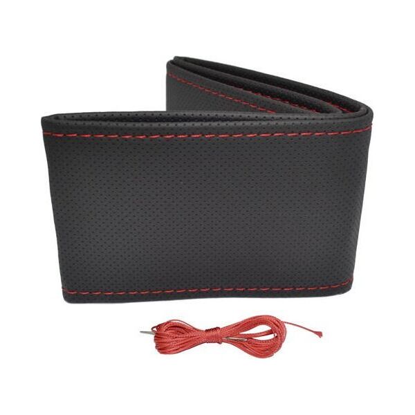 AMiO Pokrowiec sznurowany perforowany na kierownicę samochodową M 37-39cm OTOM-OTDK202
