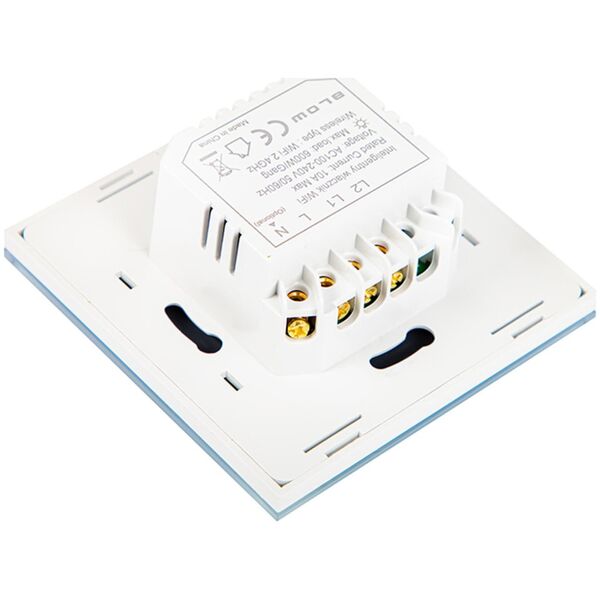 Blow 72-088# Inteligentny włącznik światła dwukanałowy szklany wifi tuya