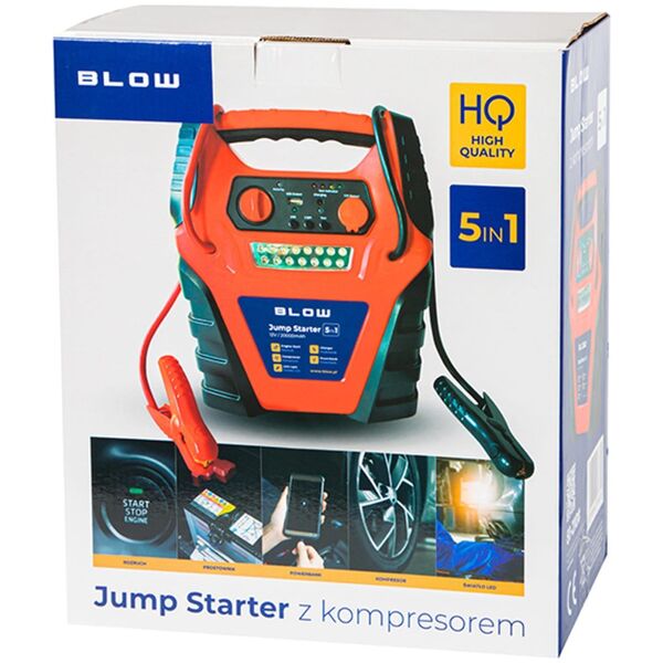 Blow 81-210# Jump starter z kompresorem 5w1