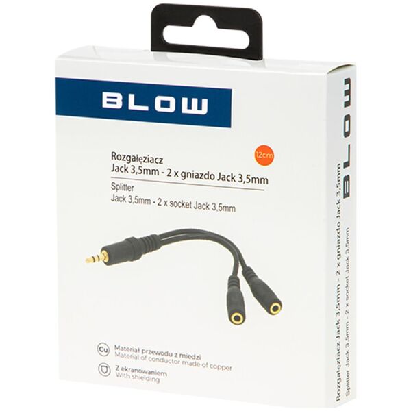Kabel Blow 91-212# Rozg.jack: wt.3,5-2gn.3,5st.z kablem hq