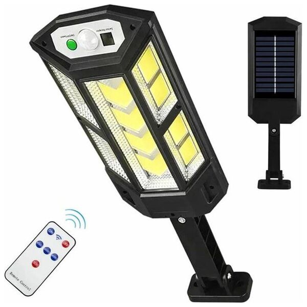 Aptel Wisząca LAMPA Solarna LED 300W natynkowa + pilot zdalnego sterowania ZD96