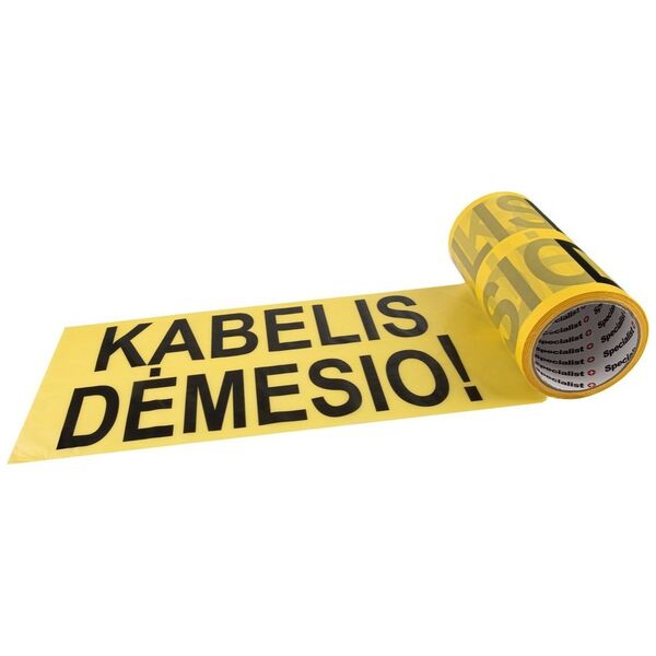 Specialist+ SPECIALIST+ ταινία "ATTENTION CABLE", 200 mm x 250 m 13765168 4779039131325