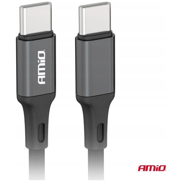 Kabel USB AMiO Kabel do ładowania usb-c - usb-c 60w 200cm fulllink amio-03903