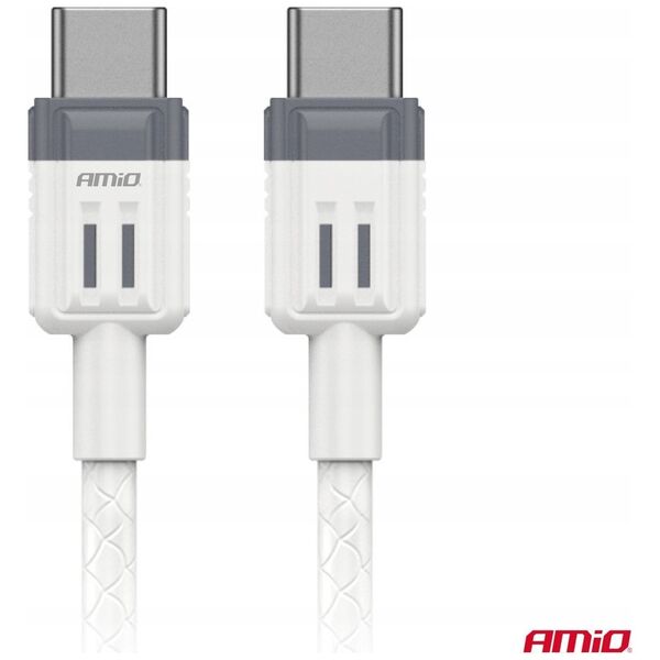 Kabel USB AMiO Kabel do ładowania usb-c - usb-c 60w 200cm fulllink amio-03909