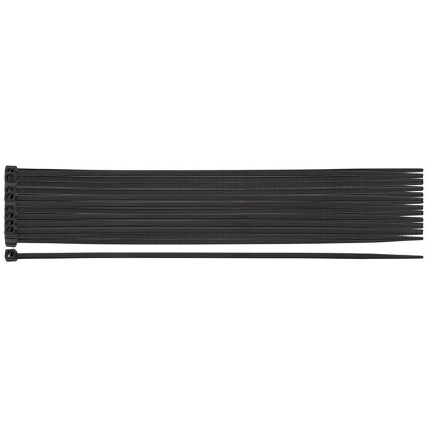 Neo Opaski zaciskowe EXTREME 2.5 × 200 mm, czarne, 20 szt.