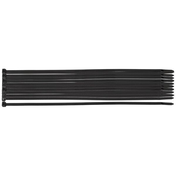 Neo Opaski zaciskowe EXTREME 3.6 × 200 mm, czarne, 20 szt.