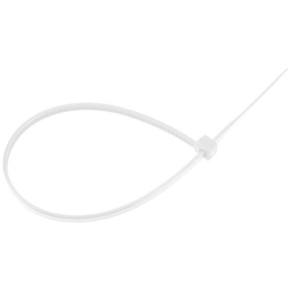 Neo Opaski zaciskowe EXTREME 2.5 × 80 mm, białe, 100 szt.