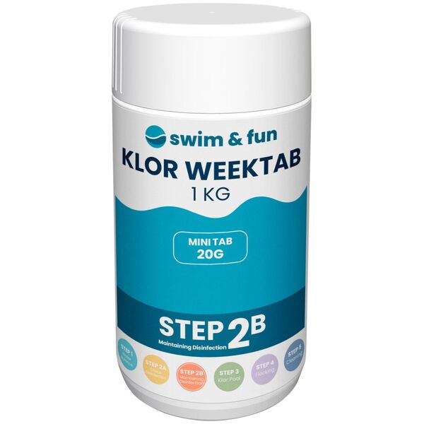 Swim & Fun Klor Week Tab 20gr 1 kg 13798309 5704841017290