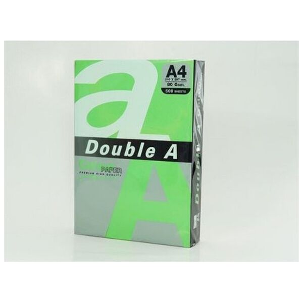 Double A Έγχρωμο χαρτί Double A, 80g, A4, 500 φύλλα, Parrot 13831960 8858740000000