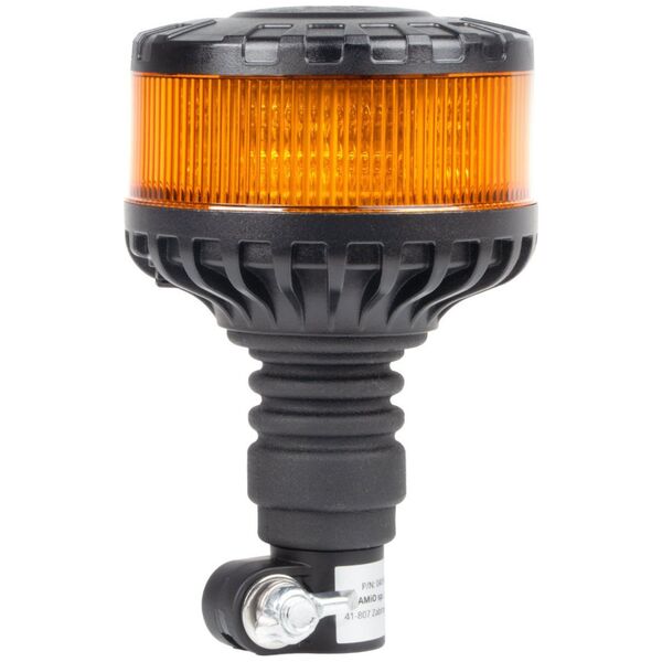 AMiO Lampa ostrzegawcza błyskowa kogut led w28p 12v 24v amio-04104