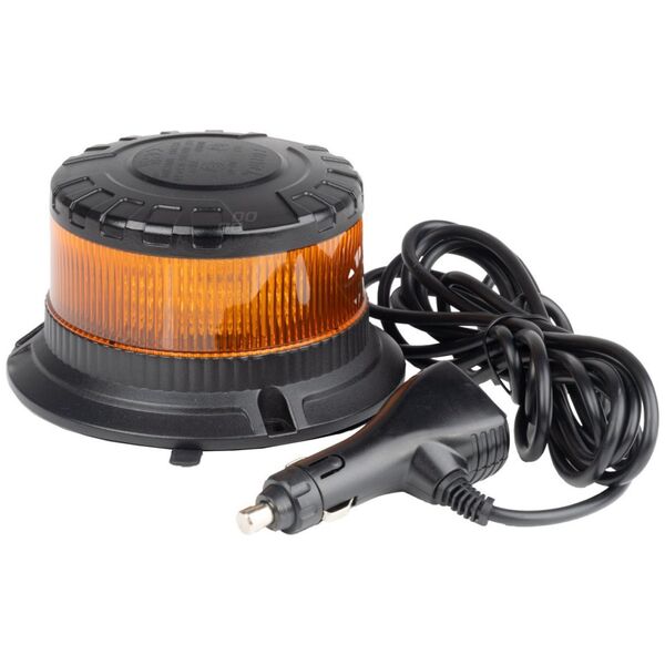 AMiO Lampa ostrzegawcza błyskowa kogut led w28m 12v 24v amio-04105