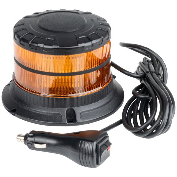 AMiO Lampa ostrzegawcza błyskowa kogut led w29m 12v 24v amio-04110