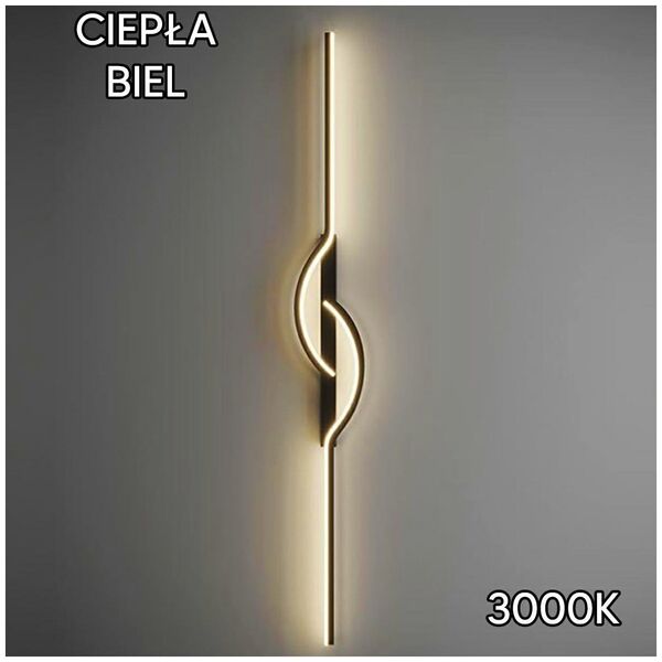 Kinkiet ATL ZD143B Lampa scienna kinkiet 60cm led     ciepły biały
