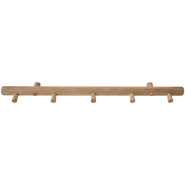 Home It Home>it® smart knagerække med 5 knage 60×7×2,5 cm egetræ natur 13939726 5708614122204