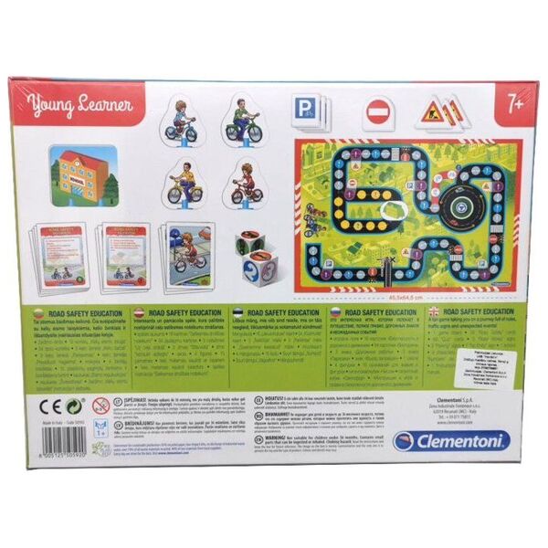Clementoni Edukacinis žaidimas Clementoni, Kelio eismo taisyklės ir ženklai, LT 13943998 8005125505920