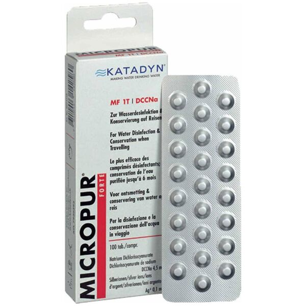 Katadyn Katadyn Micropur Forte MF 1T 100 τεμ. 13962990 7612013136626