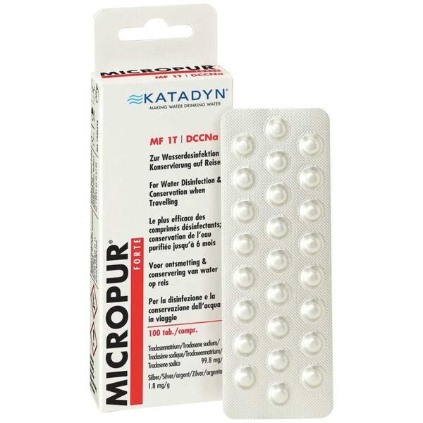 Katadyn Katadyn Micropur Forte MF 1T 100 τεμ. 13962990 7612013136626